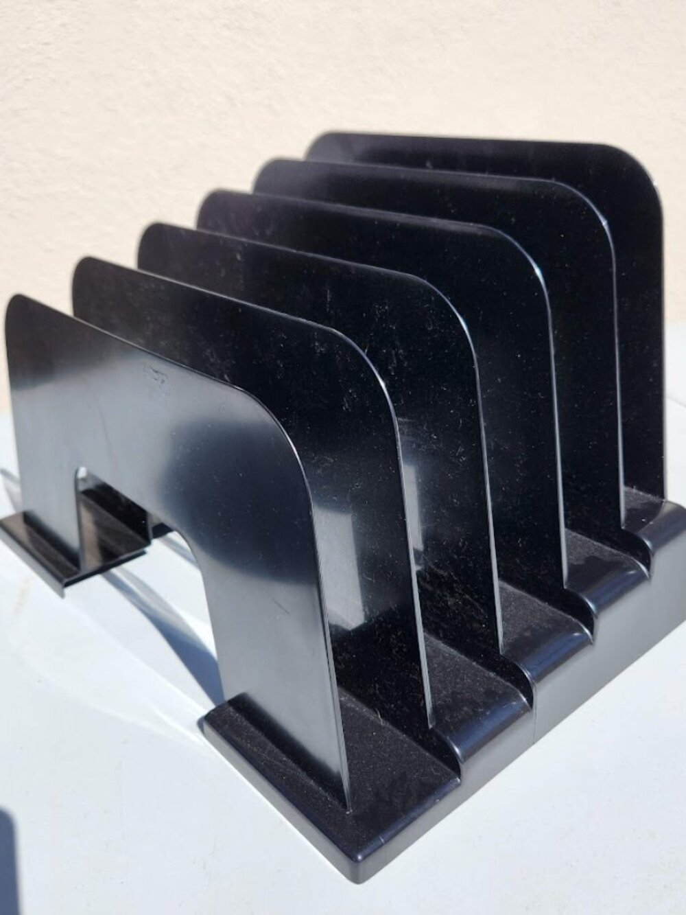 Inline Step Sorter File Organization 5 Compartment Desk Organizer Office Supplie